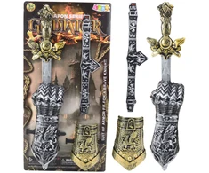 Lean Toys Riterio Rinkinys „Gladiatorius“ su Kalaviju ir Šarvais