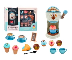 Lean Toys Vaikiškas ledų ir kavos gaminimo rinkinys