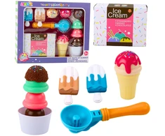 Lean Toys Ledų gaminimo rinkinys su samteliu, 14 dalių