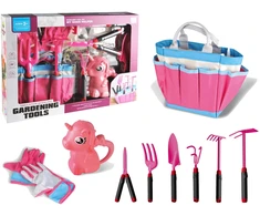 Zestaw Vaikiškas sodo rinkinys Gardening Tools, rožinis
