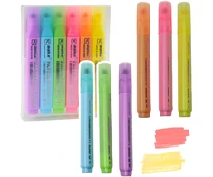 Lean Pastelinių spalvų žymeklių rinkinys 6pcs.