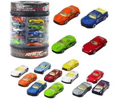Lean Toys 1:64 Mastelio Modernių Sportinių Automobilių Rinkinys su 25 Modeliais