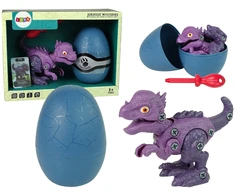 Zestaw Dinozaurų rinkinys Lean Toys, violetinis