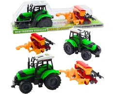 Lean Toys Traktorius su sėjamąja