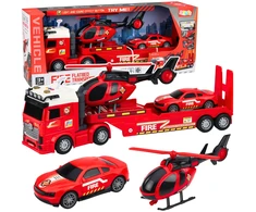 Lean Toys Gaisrinės gelbėjimo rinkinys raudonas