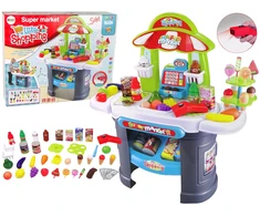Lean Toys Vaikų prekybos centras LeanToys su skaitytuvu