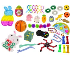Lean Toys Sensorinių žaislų rinkinys vaikams, 29 vnt