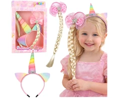 Lean Toys Vienaragio plaukų aksesuarų rinkinys vaikams