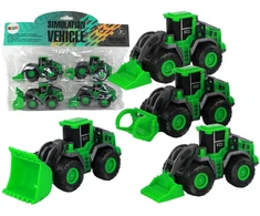 Žaislinių traktorių rinkinys Lean Toys, 4 d.