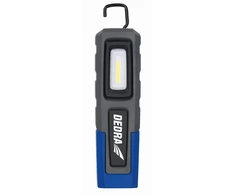 Dedra Žibintuvėlis, Žibintuvėlis COB LED + SMD LED + UV, 400lm, kabliukas, magnetas