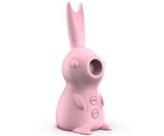 2in1 triušio formos klitorio siurbimo vibratorius Bunny Vibe
