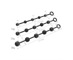 Analiniai rutuliniai karoliukai Anal Balls, 22 mm