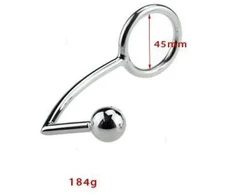 Analinis kablys su gaidžio žiedu 45 mm Anal Hook
