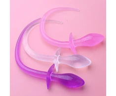 Analinis kaištis Cosplay Dog Tail, violetinis