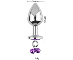 Analinis kaištis su grandinėle Diamond Anal Chain Plug, 34 mm