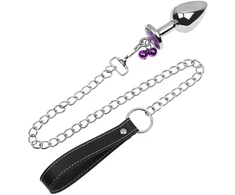 Analinis kaištis su grandinėle Diamond Anal Chain Plug, 40 mm