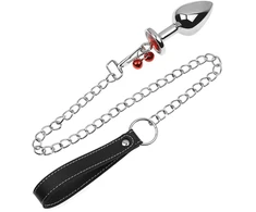 Analinis kaištis su grandinėle Diamond Anal Chain Plug, 40 mm