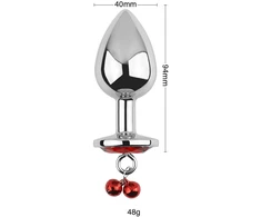 Analinis kaištis su grandinėle Diamond Anal Chain Plug, 40 mm