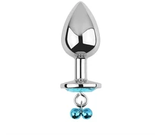 Analinis kištukas su varpeliais Diamond Anal Plug, 34 mm