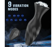 Analinis vibratorius - masažuoklis, nuotolinio valdymo pultas + APP valdymas