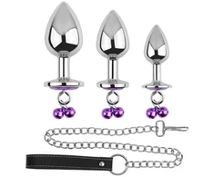 Analinių kištukų rinkinys Anal Plug Set, 3 vnt.