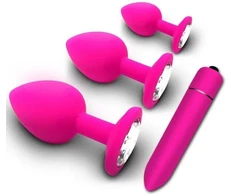 Analinių kištukų rinkinys + vibratorius