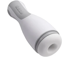 Automatinis vyriškas masturbatorius Smart Airplane Cup, baltas