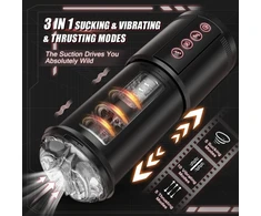 Automatinis vyrų masturbatorius 3in1