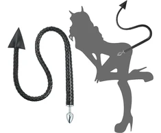 BDSM analinis kištukas su uodega