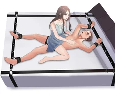 BDSM Pririšimas prie lovos