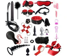 BDSM suaugusiųjų surišimo rinkinys, 28 vnt.