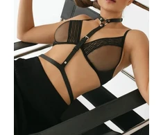 Bondage kūno diržas Flirty Leather Belt