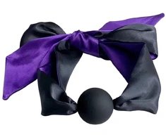 Burnos kaištis Elegance Gag, juoda&amp;violetinė