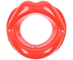 Burnos kaištis Lips Gag, raudona