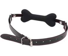 Burnos kaulas Bone Gag, juodas