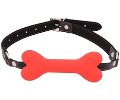 Burnos kaulas Bone Gag, raudona