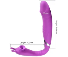 Daugiafunkcis dildo formos vibratorius