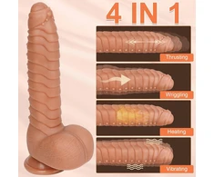 Dildo su nuotolinio valdymo pulteliu