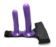 Dirželis ant dildo Double Dildo