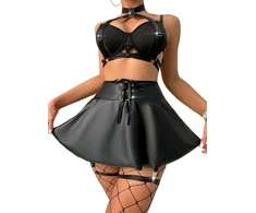 Dviejų dalių apatinio trikotažo komplektas Sexy Skirt
