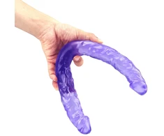 Dvipusis dildo, violetinis