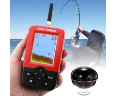 Echolotas su gylio ir vandens temperatūros matavimais Fish Finder AT831