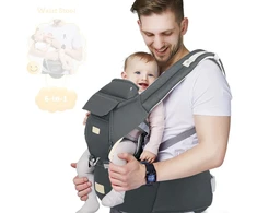 Ergonomiška nešioklė naujagimiams Treppy, pilkas