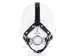 Galvos dirželiai su burnos žiedu Spider Gag