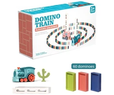 Interaktyvus traukinys su domino Train