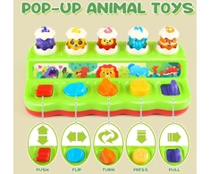 Interaktyvus žaislas kūdikiams Pop Up Animals