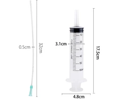 Išangės ir makšties valiklis Enema Injector, 60 ml