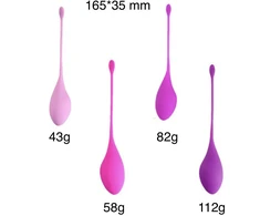 Kegel makšties kamuoliukai Kegel Balls rinkinys, 4 vnt.