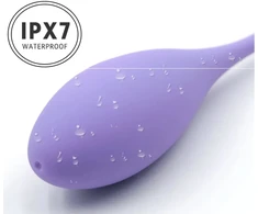 Kegelio vibratorius su programėlės valdymu, violetinis