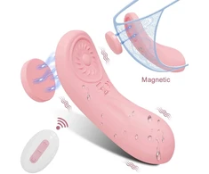 Kelnaičių vibratorius su nuotolinio valdymo pulteliu, rožinis
